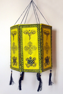 Papírový lampion šestiboký